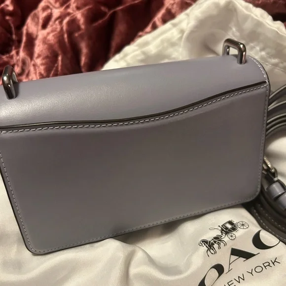 NWT Coach 1941 Bandit Crossbody in Silver / Grey Blue - Picture 11 of 14